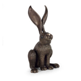 Hare's Looking At You, Bronze by Jennifer Hogwood