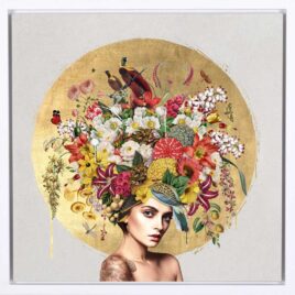 Nature's Alchemy I, by Matt Herring, gold leaf